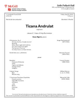 Ticana Andrulat, soprano