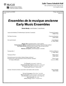 Performance, 5 April 2024