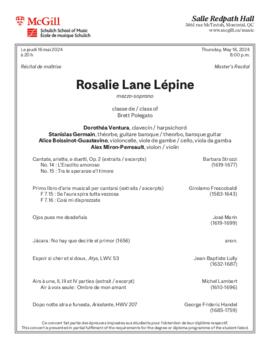 Rosalie Lane Lépine, mezzo-soprano