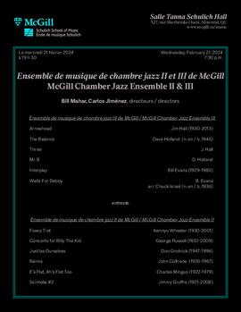 Performance, 21 February 2024