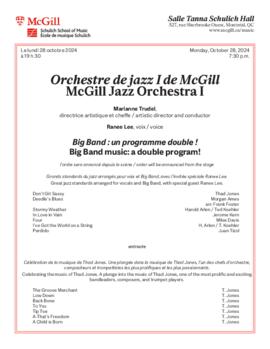 Big Band music: a double program!