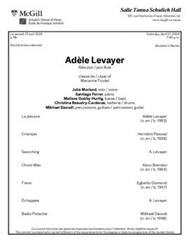 Adèle Levayer, jazz flute