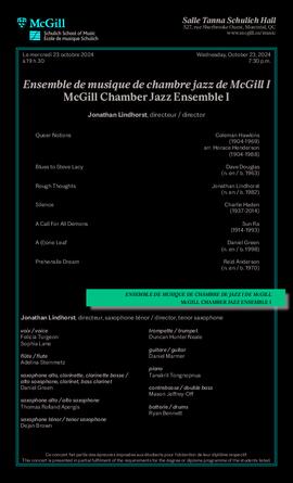 Performance, 23 October 2024