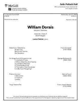 William Dorais, baritone