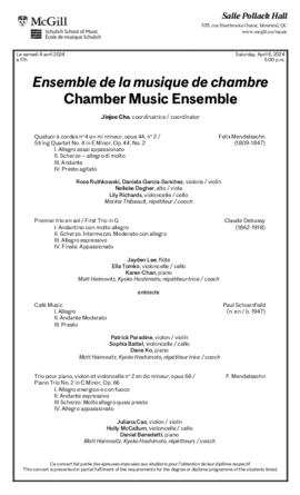 Performance, 6 April 2024