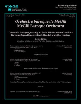 Baroque Organ Concerti: Bach, Handel, and other masters