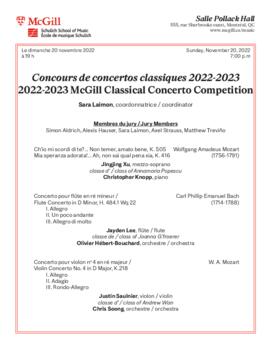 McGill Classical Concerto Competition