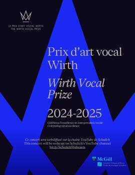 Wirth Vocal Prize, 2024-2025, Final