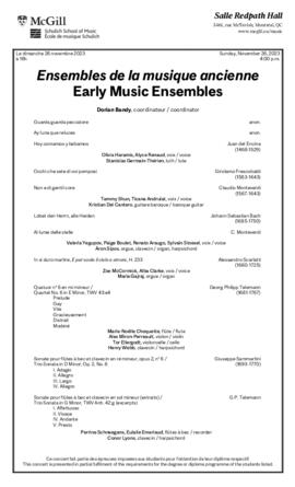 Performance, 26 November 2023