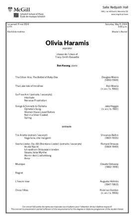 Olivia Haramis, soprano
