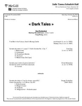 « Dark Tales »
