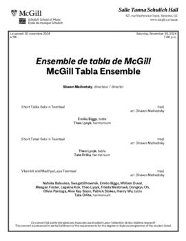 McGill Tabla Ensemble