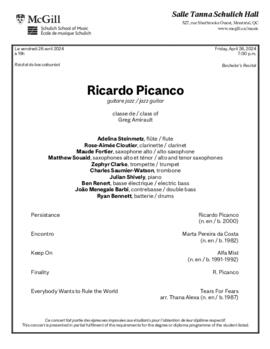 Ricardo Picanco, jazz guitar