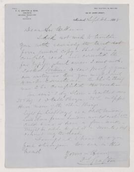 Letter, 21 September 1898