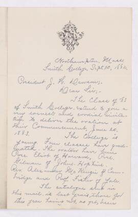 Letter, 30 September 1882