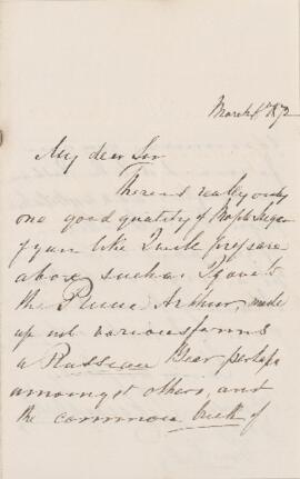 Letter, 8 March 1872