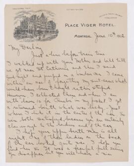 Letter, 10 June 1912