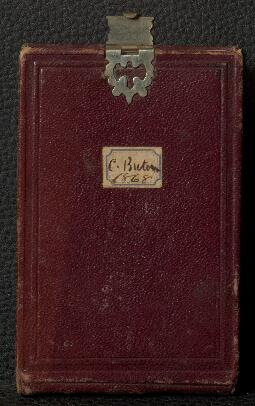 Notebook – Cape Breton and M. Cove, 1868