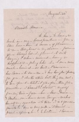 Letter, 23 August 1870