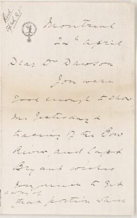 Letter, 24 April