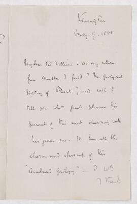 Letter, 9 May 1888