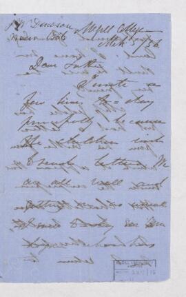 Letter, 5 March 1856