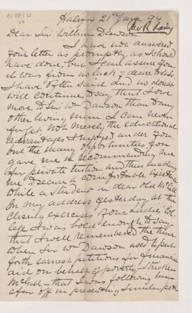 Letter, 21 June 1894