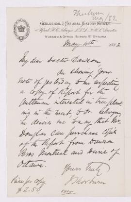 Letter, 4 May 1882