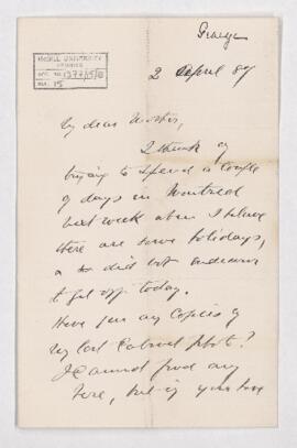 Letter, 2 April 1887