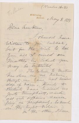 Letter, 8 May 1893