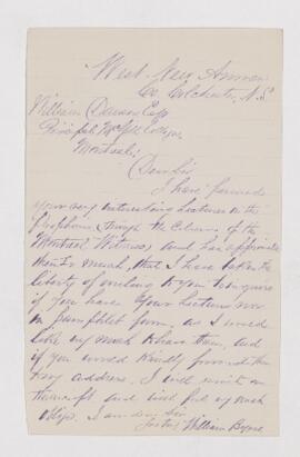 Letter, February 1880