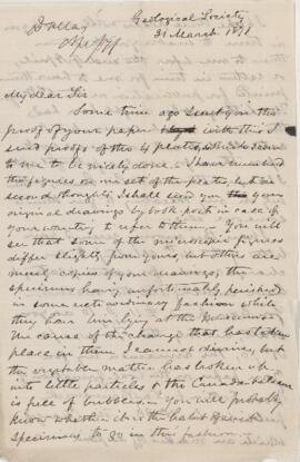 Letter, 31 March 1871.