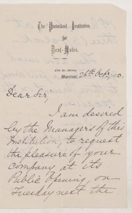 Letter, 26 October 1870