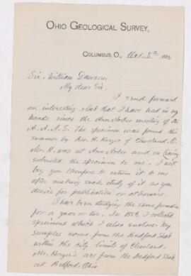 Letter, 8 October 1885