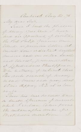 Letter, 21 August 1878