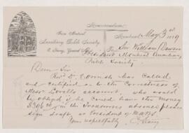 Letter, 3 May 1889