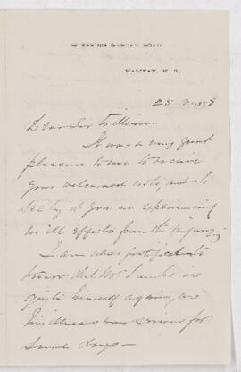 Letter, 25 August 1888