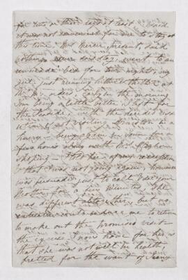 Letter from Isabella Hall