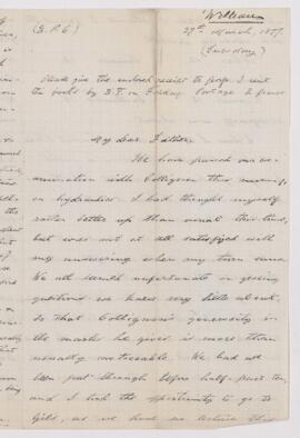 Letter, 27 March 1877