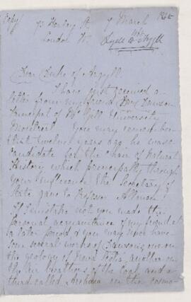 Letter, 7 March 1868