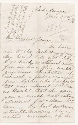 Letter, 21 June 1876