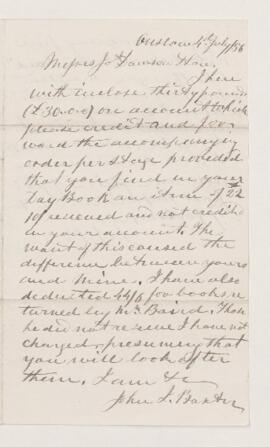 Letter, 4 July 1856