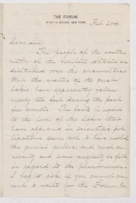 Letter, 20 February 1888