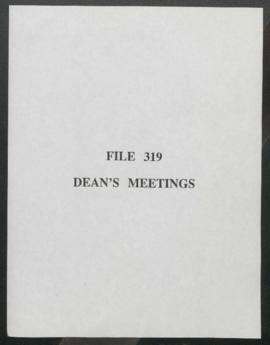 Dean's Meetings