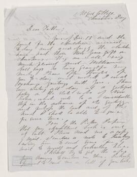 Letter, 25 December 1856