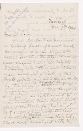 Letter, 9 December 1894