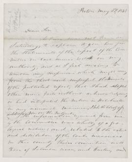 Letter, 27 May 1845