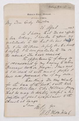 Letter, 26 April 1893