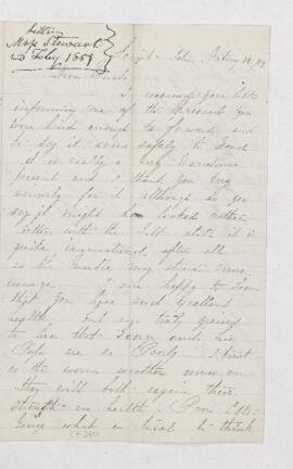 Letter, 23 February 1859