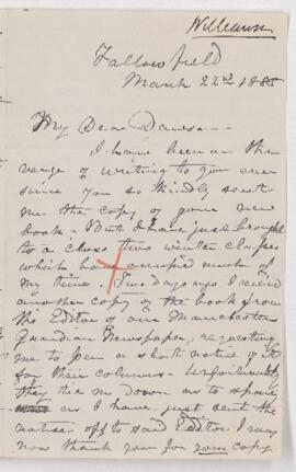 Letter, 22 March 1888